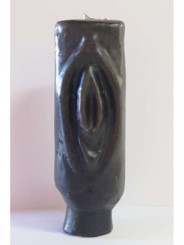 Vela Vagina Negra 14cm