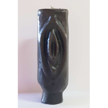 Vela Vagina Negra 14cm
