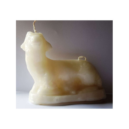 Figura Cera Cordero Blanco, Dominar Amansar Familia