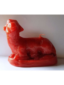 Figura Cera Cordero Rojo, Dominar Amansar en el Amor