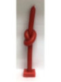 Vela Grande Nudo Roja 2 x 25 Centímetros