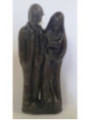 Vela Matrimonio Negra Hombre-Mujer 17cm