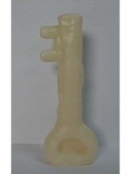 Vela Llave Blanca. 18 Centímetros