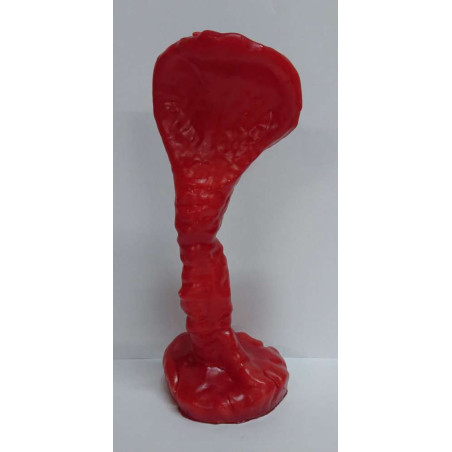 Vela Cobra Roja 23cm x 10cm