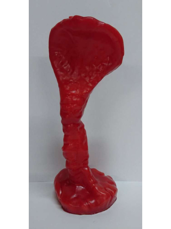 Vela Cobra Roja 23cm x 10cm