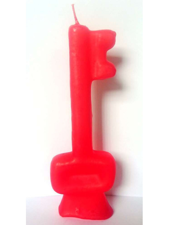 Vela Llave Roja. 15 Centímetros