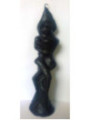 Pareja Grande Entrelazada Negra Hombre Mujer 27cm.