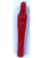 Veladora Roja Forma Mujer, 20X2