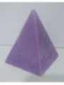 Vela Pirámide Morada, 10cm base x  13 cm altura, Abrecaminos Contra Obstáculos