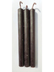 Vela Artesana Negra 15x1,5cm