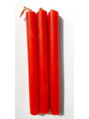 Vela Artesana Roja 15x1,5cm