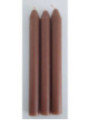 Vela Artesana Marrón 15cm
