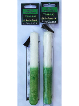 Vela Ritualizada Sal, Limpiezas para el Trabajo