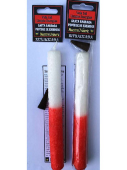 Vela Ritualizada Sal, Santa Barbara, Defensa y Protección