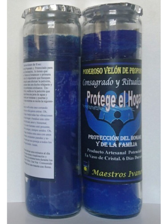 Velón Especial Petición Protege el Hogar. Protector familiar