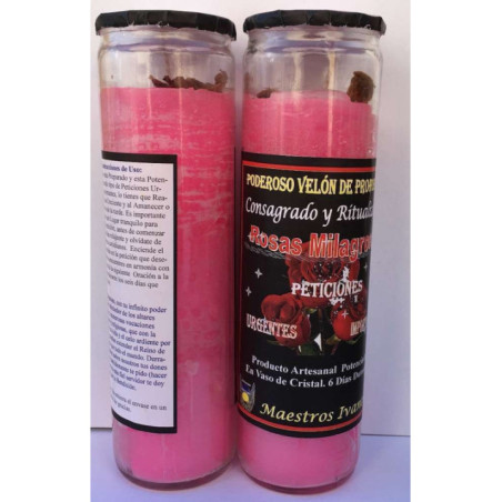 Velón Especial Petición Rosas Milagrosas, Peticiones Importantes
