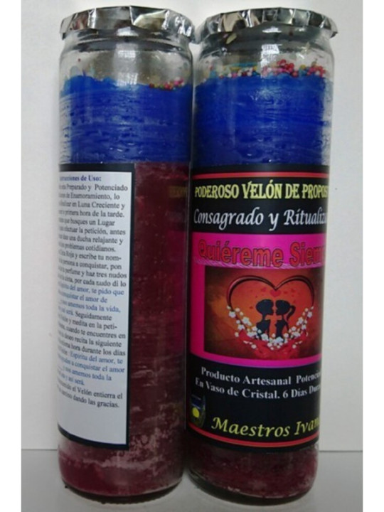 Velón Especial de Petición Quiéreme Siempre