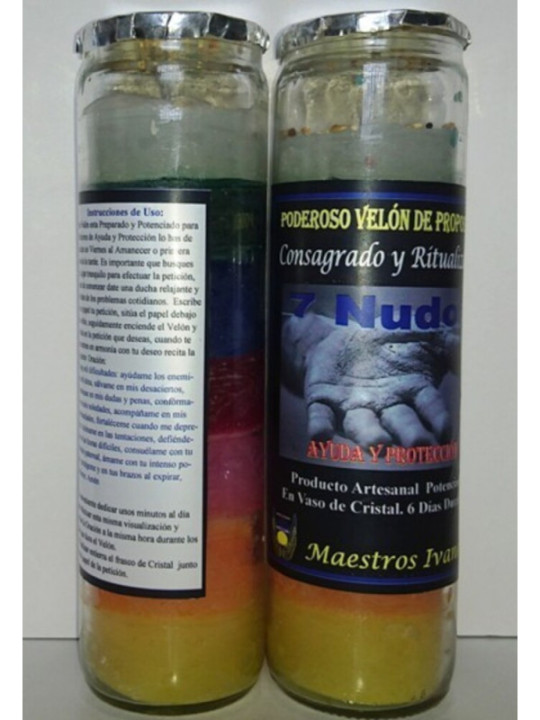 Velón Especial de Petición 7 Nudos, Ayuda y Protección