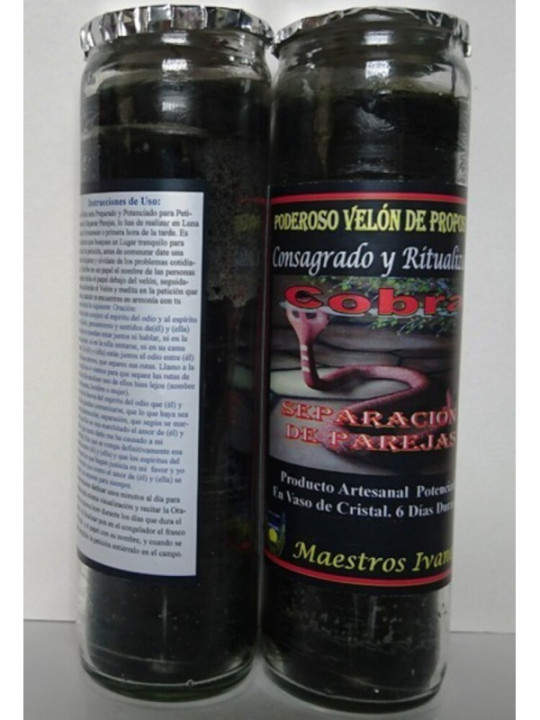 Velón Especial de Petición Cobra, Separación de Parejas