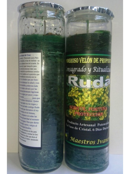 Velón Especial de Petición Ruda, Suerte y Protección