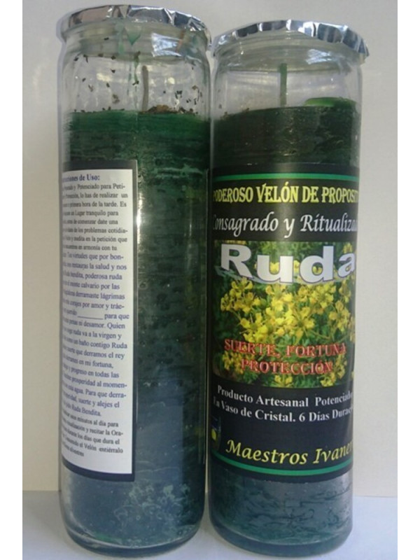 Velón Especial de Petición Ruda, Suerte y Protección