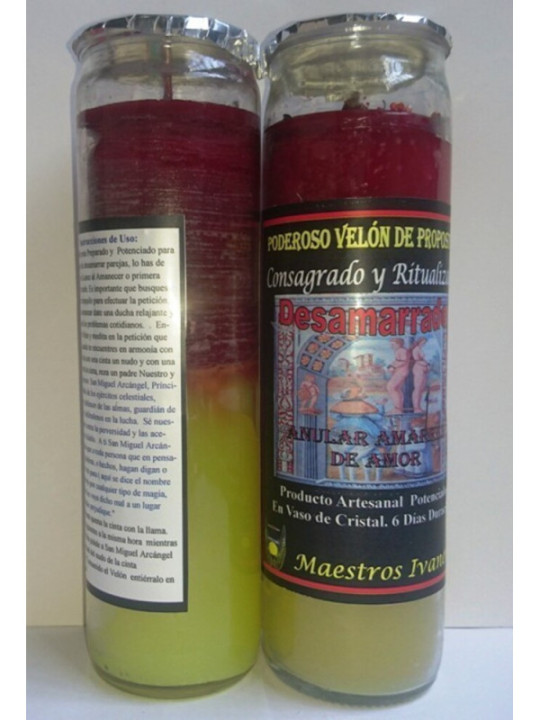 Velón Especial de Petición Desamarrador, Deshacer Amarres