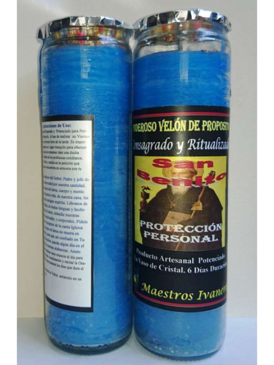 Velón Especial de Petición San Benito, Protección Personal