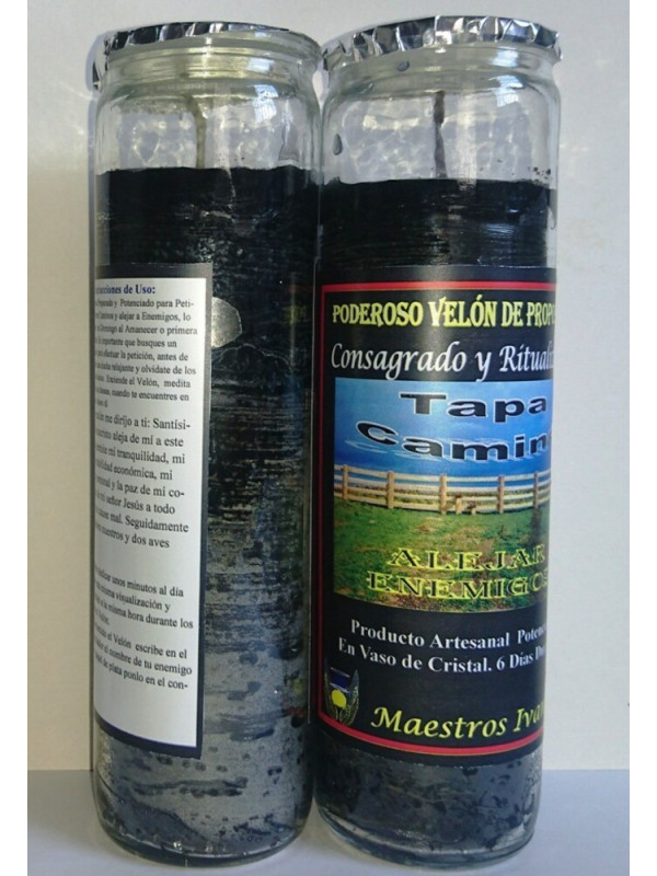 Velón Especial Petición Tapa Caminos. Alejar Enemigos