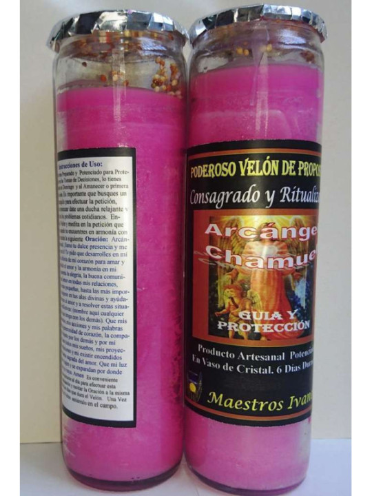 Velón Especial Petición Arcángel Chamuel, Guía y Protección