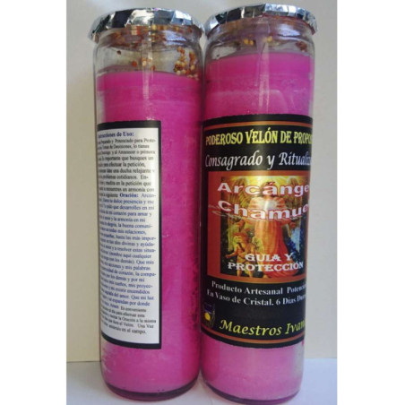 Velón Especial Petición Arcángel Chamuel, Guía y Protección