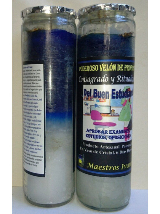 Velón Especial Petición Buen Estudiante. Aprobar Exámenes