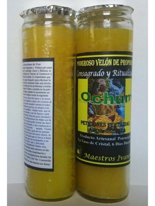 Velón Especial Petición Ochum, Peticiones Fertilidad, Amor
