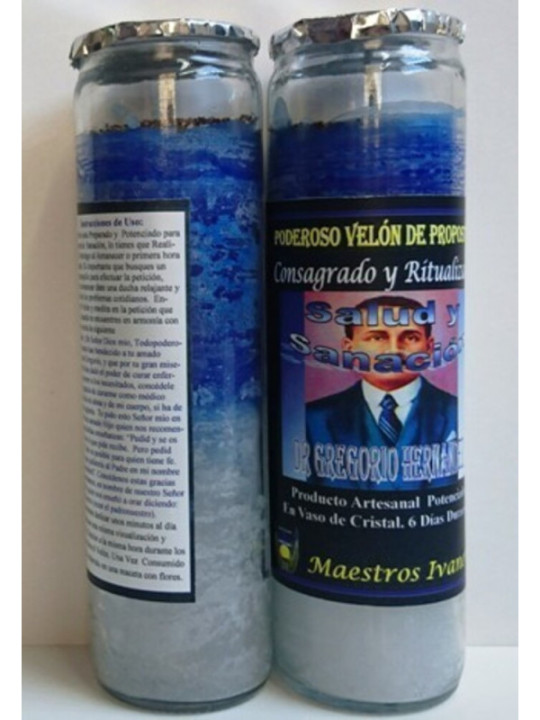 Velón Especial Petición Salud y Sanación