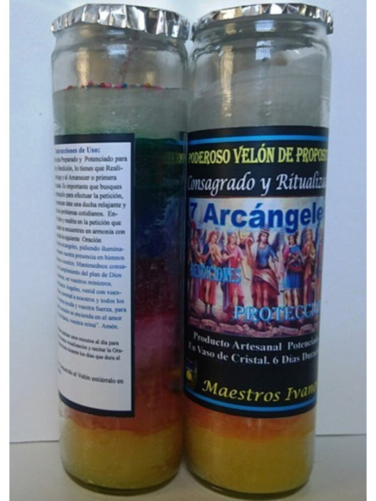 Velón Especial Petición 7 Arcángeles, Protección
