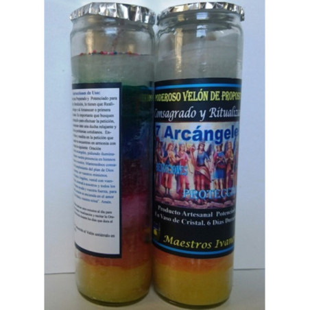Velón Especial Petición 7 Arcángeles, Protección