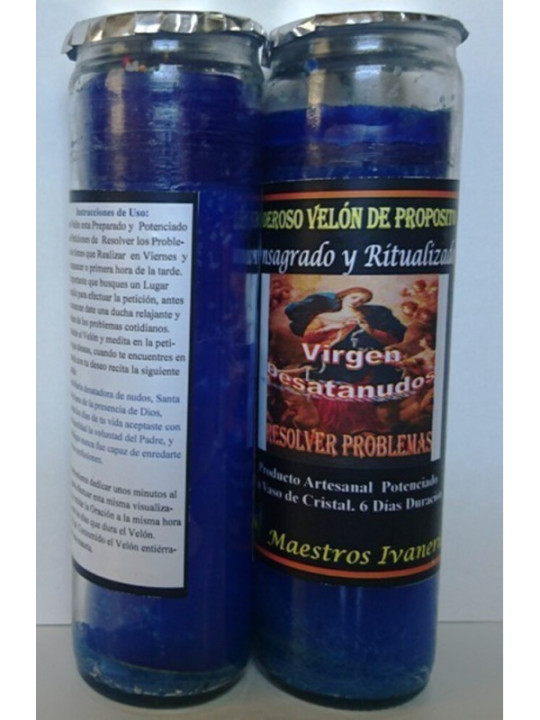 Velón Especial Petición Desatanudos. Resolver Problemas