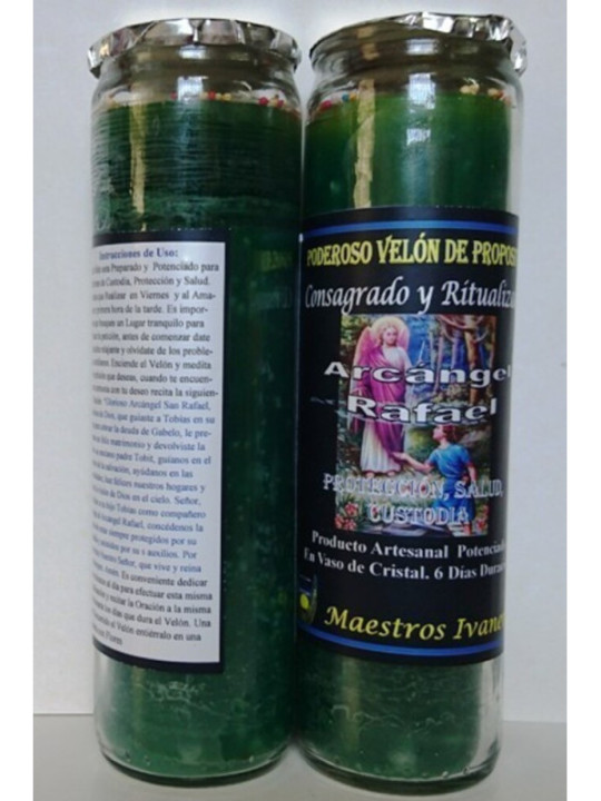Velón Especial de Petición Arcángel Rafael. Protección, custodia