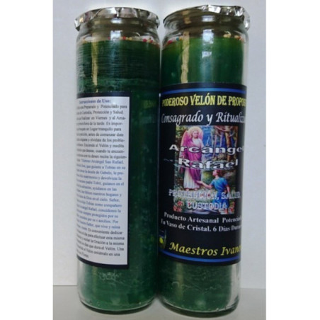 Velón Especial de Petición Arcángel Rafael. Protección, custodia