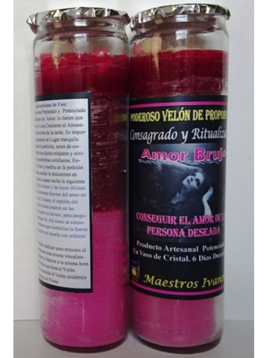 Velón Especial Petición Amor Brujo. Conseguir el Amor