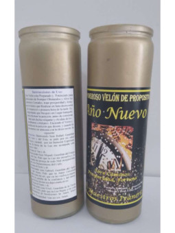 Poderoso velón de Propósito de Año Nuevo.