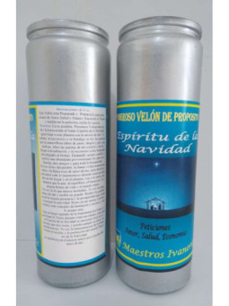 Poderoso velón de Propósito Espíritu de la Navidad.