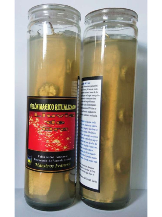 Velón Mágico de Gel, Lluvia de Oro