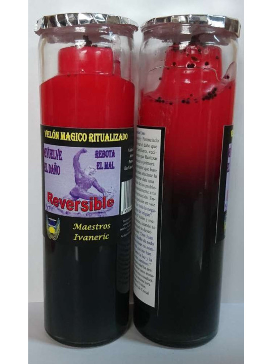 Velón Mágico de Gel, Reversible