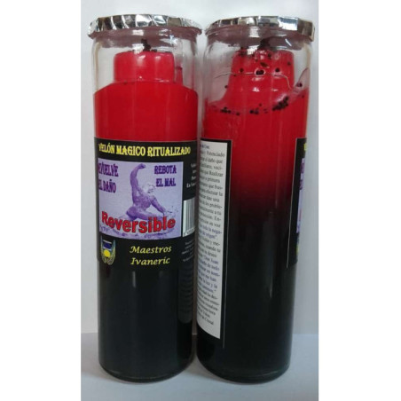 Velón Mágico de Gel, Reversible