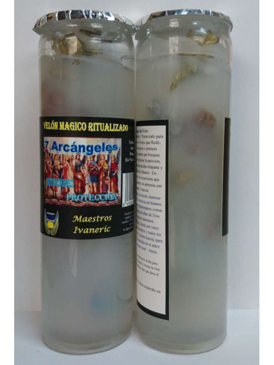 Velón Mágico de Gel, 7 Arcángeles, Protección