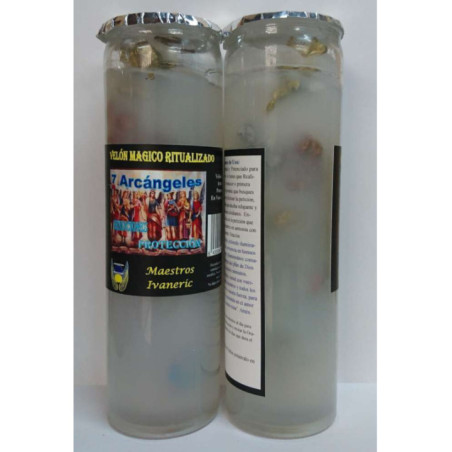 Velón Mágico de Gel, 7 Arcángeles, Protección