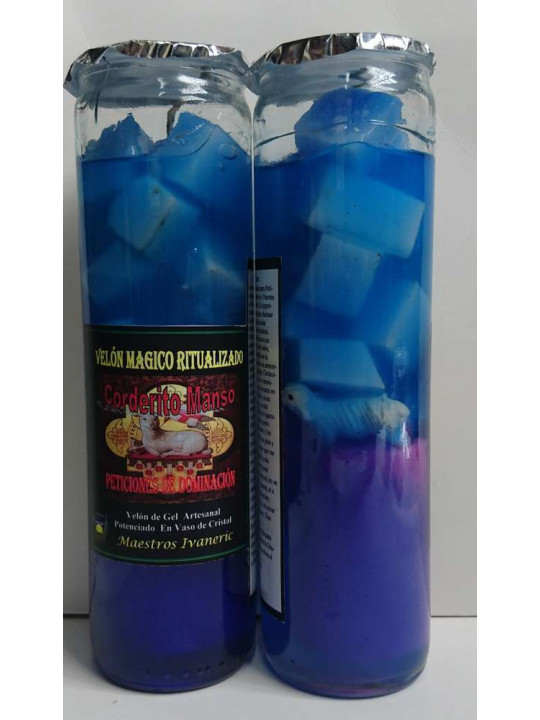 Velón Mágico de Gel, Corderito Manso, Amansar, Dominar