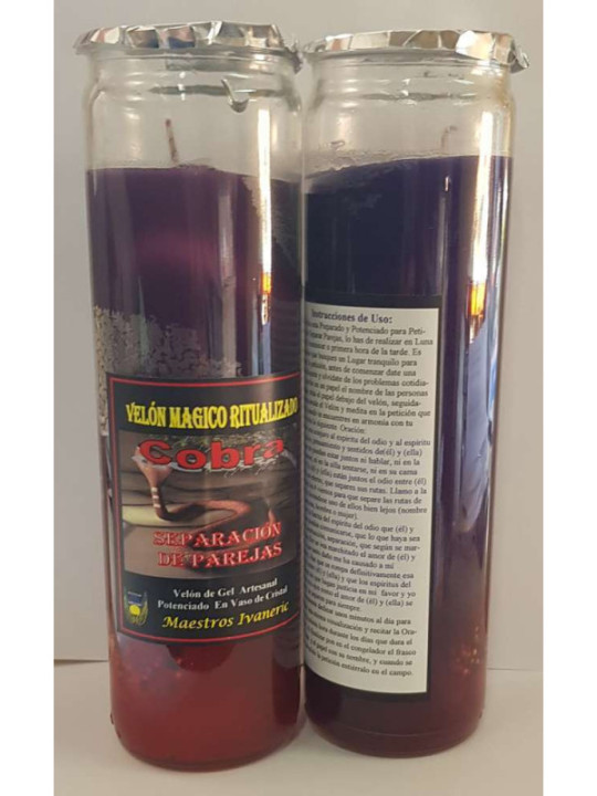Velón Mágico de Gel, Cobra