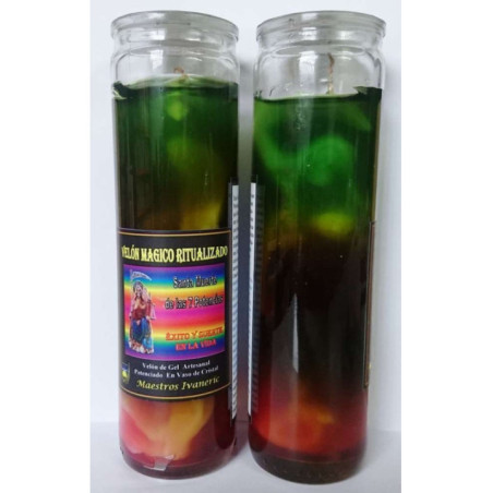 Velón Mágico de Gel, Santa Muerte 7 Potencias