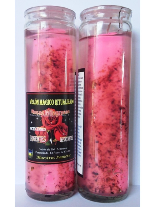 Velón Mágico de Gel, Rosas Milagrosas